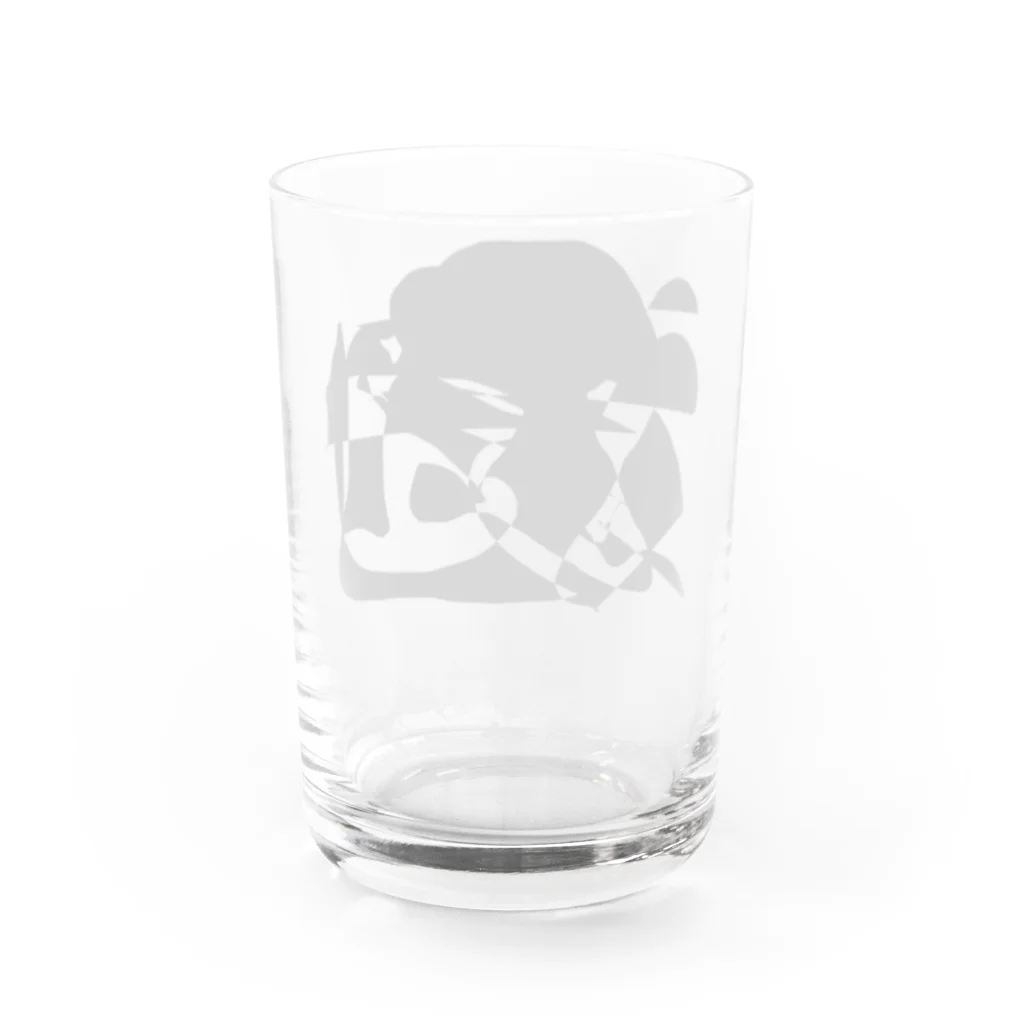 FRUITS CHOPPERのシルエット・ノワール Water Glass :back