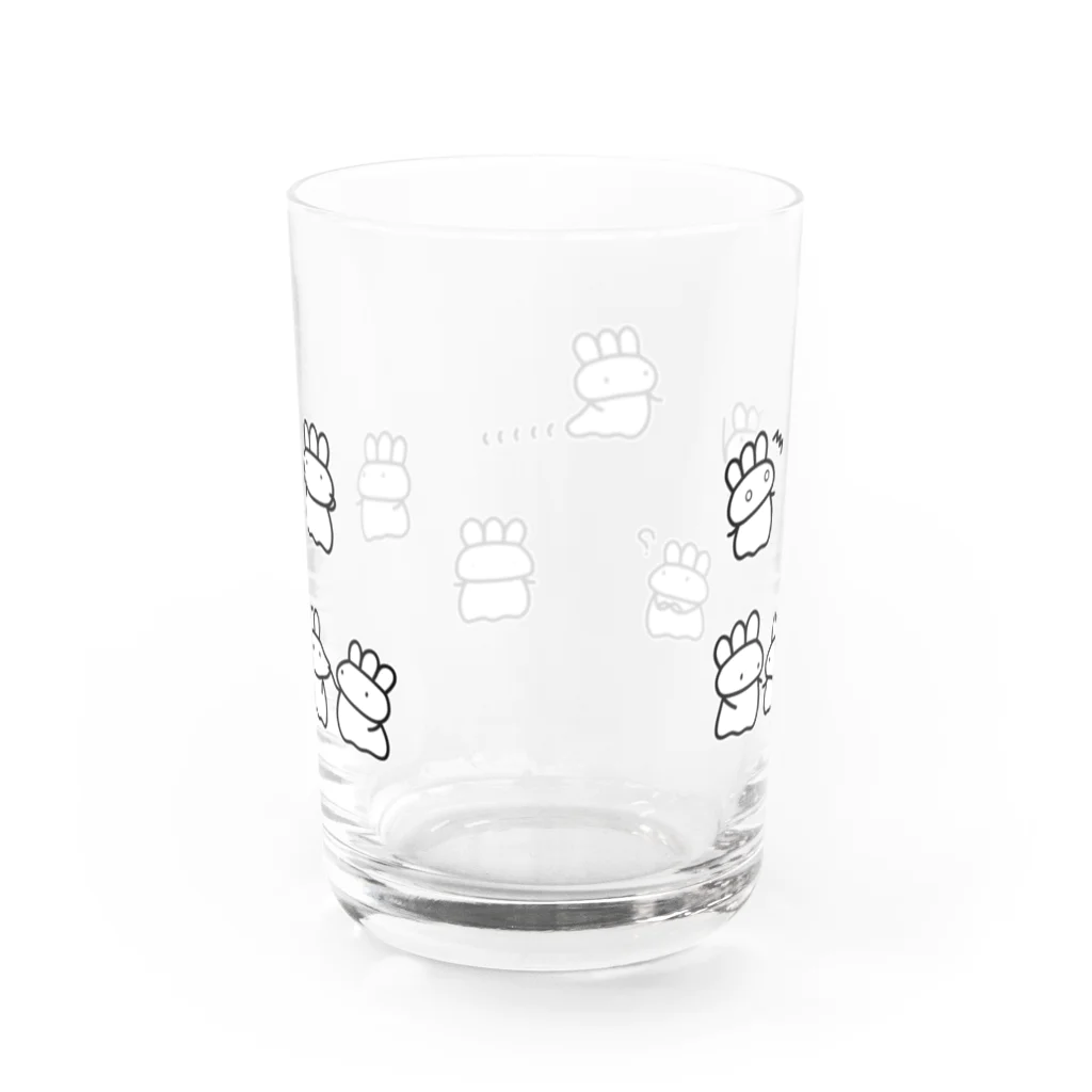 くすりやさんのわちゃわちゃやくそう Water Glass :back