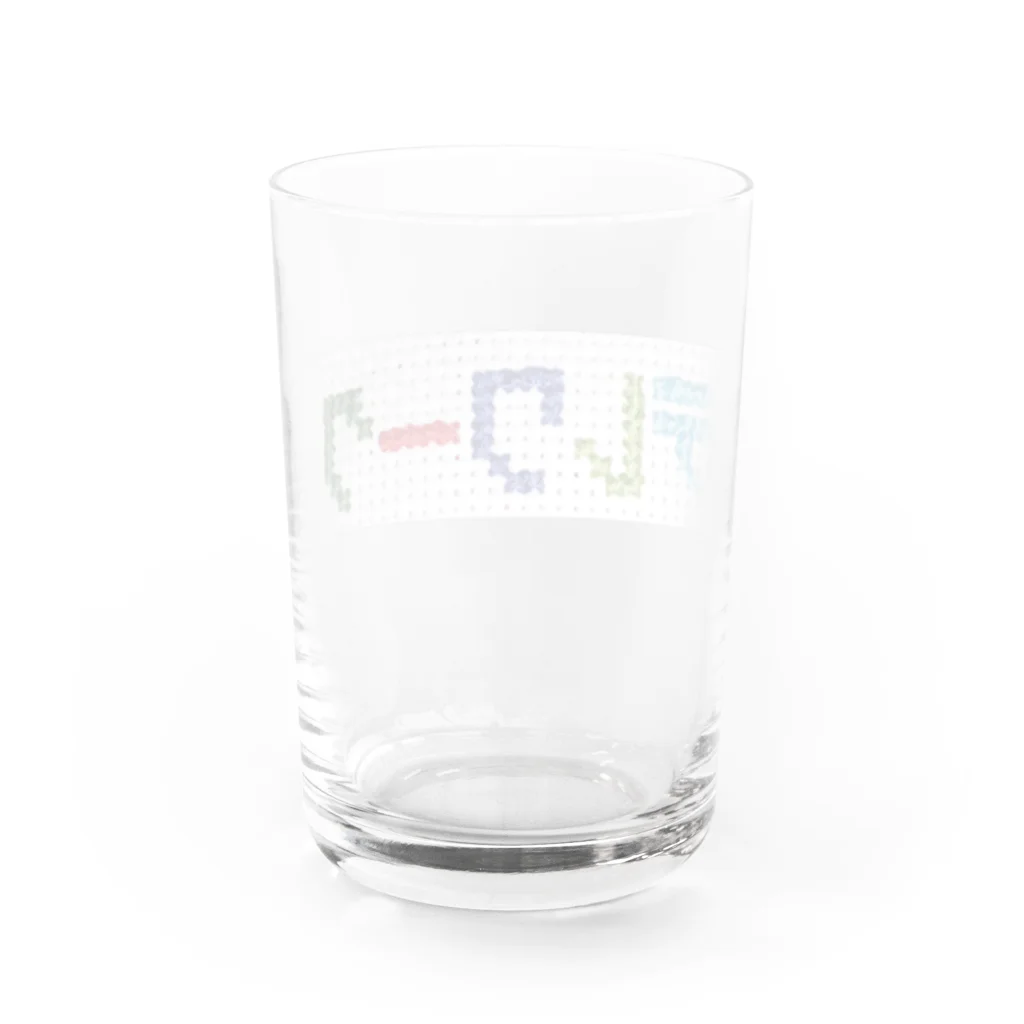 FUKUFUKUKOUBOUのテレワーク(手芸クロスステッチ)シリーズ Water Glass :back