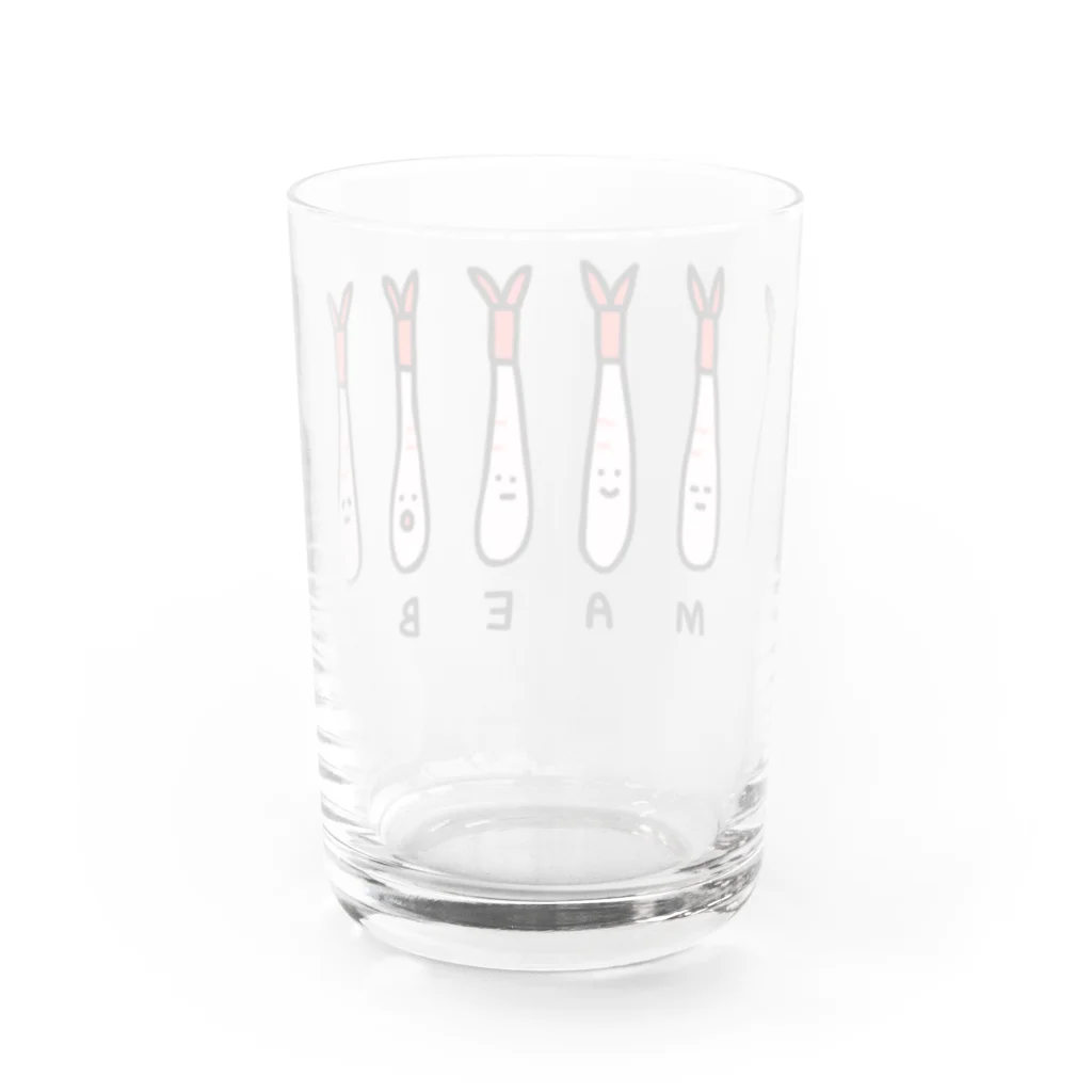 PokuStarの甘エビ x6 Water Glass :back