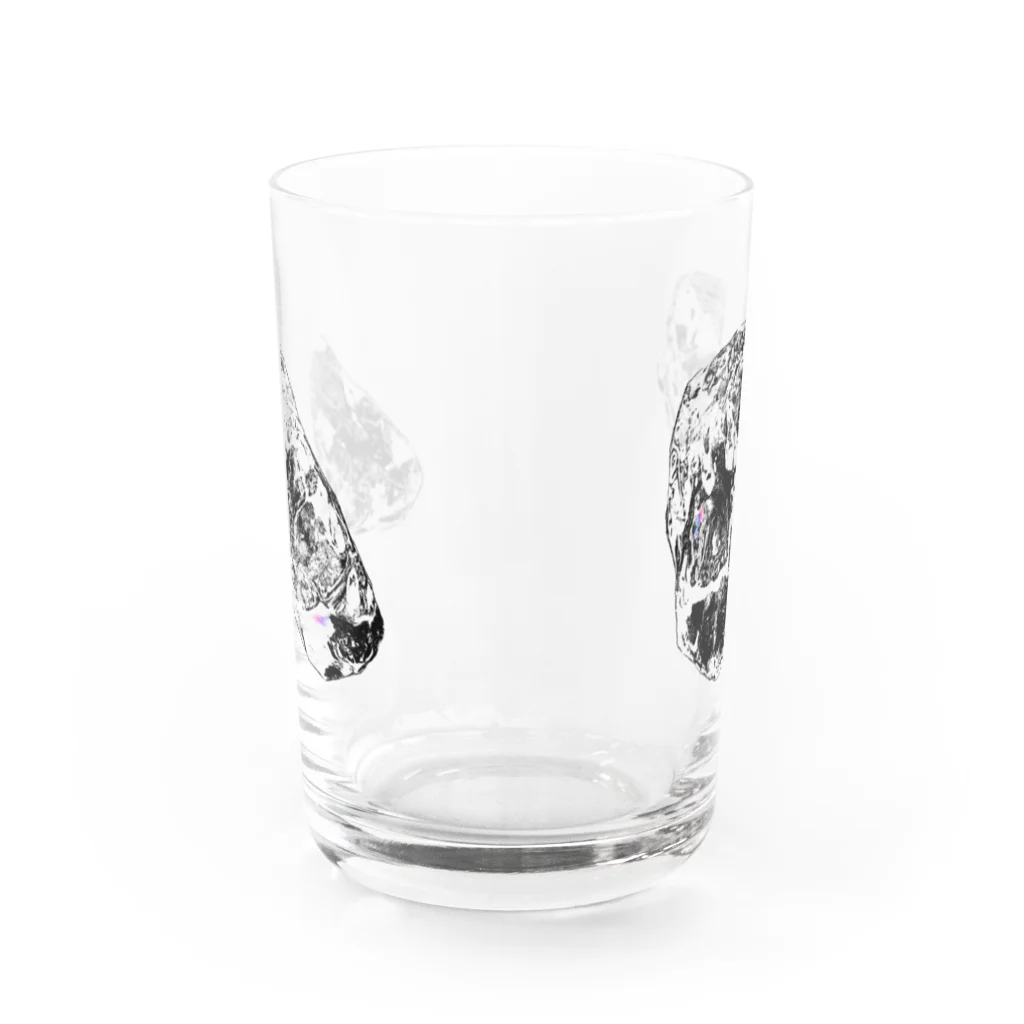 ヤマノエトウコの透明な鉱物B_透過 Water Glass :back