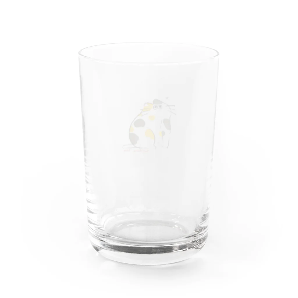 橘トーコのお店のみけねこ Water Glass :back