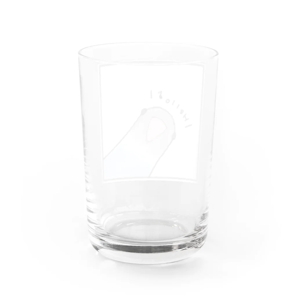 ちまぴーずのいわしのあいさつ♪ Water Glass :back