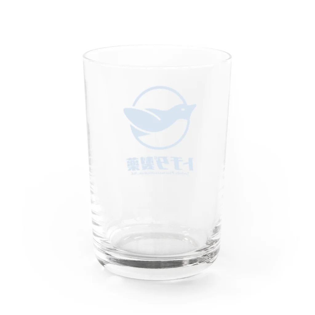 GERA「ライスのミラクルビュッフェ」オフィシャルショップのミラクルビュッフェ 架空CM「トチダ製薬」グラス_イラスト Water Glass :back
