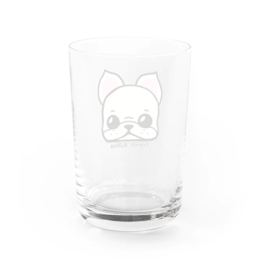 ＢＯＲＮ*ＨＡＮＤ@さなのフレンチブルドック Water Glass :back