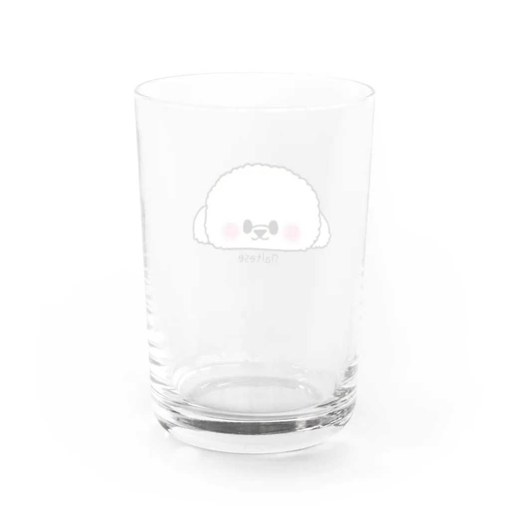 ＢＯＲＮ*ＨＡＮＤ@さなのマルチーズ Water Glass :back