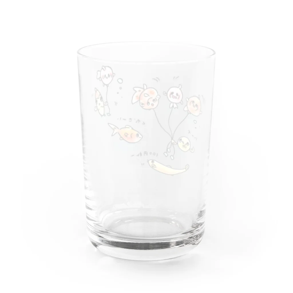 りなりあの金魚の世界で大人気！ピンポンパール風船 Water Glass :back