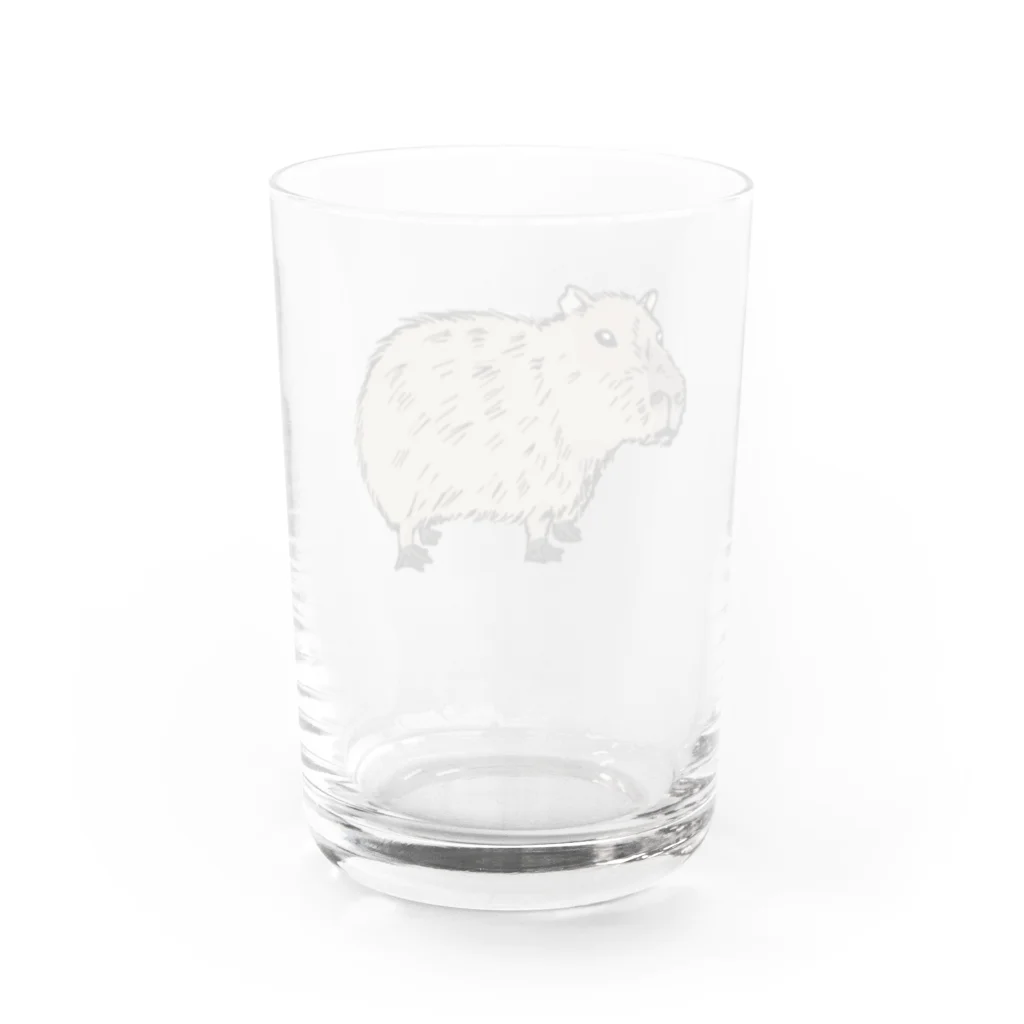 tanuki_msのカピバラ Water Glass :back