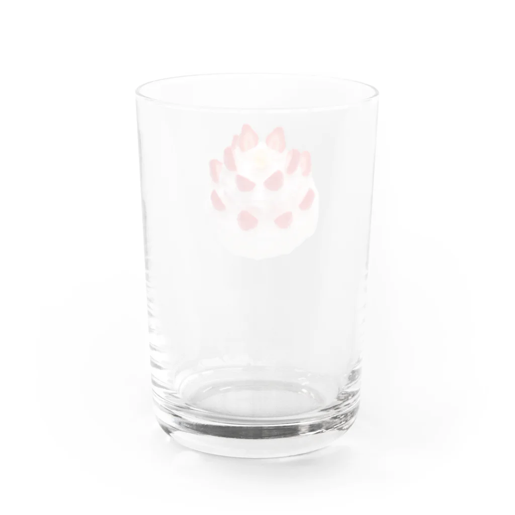 YOLKのホールケーキ（シンプル） Water Glass :back