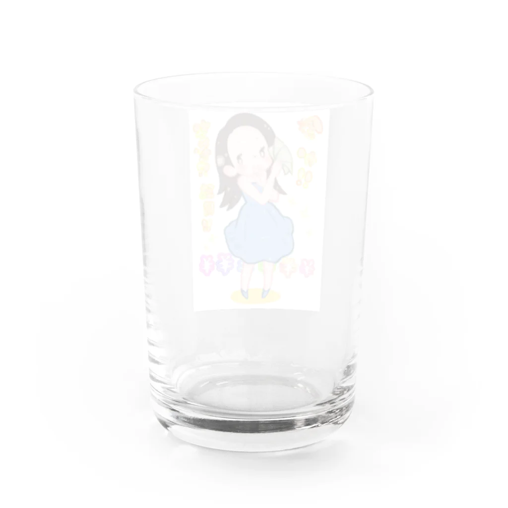 マロンクッキーの歌姫かえりん Water Glass :back