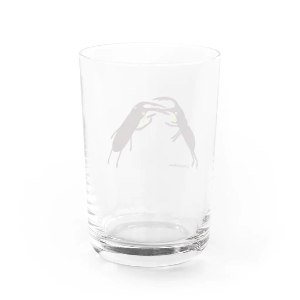 Illustrator Moca&Ram shopのクワレス Water Glass :back