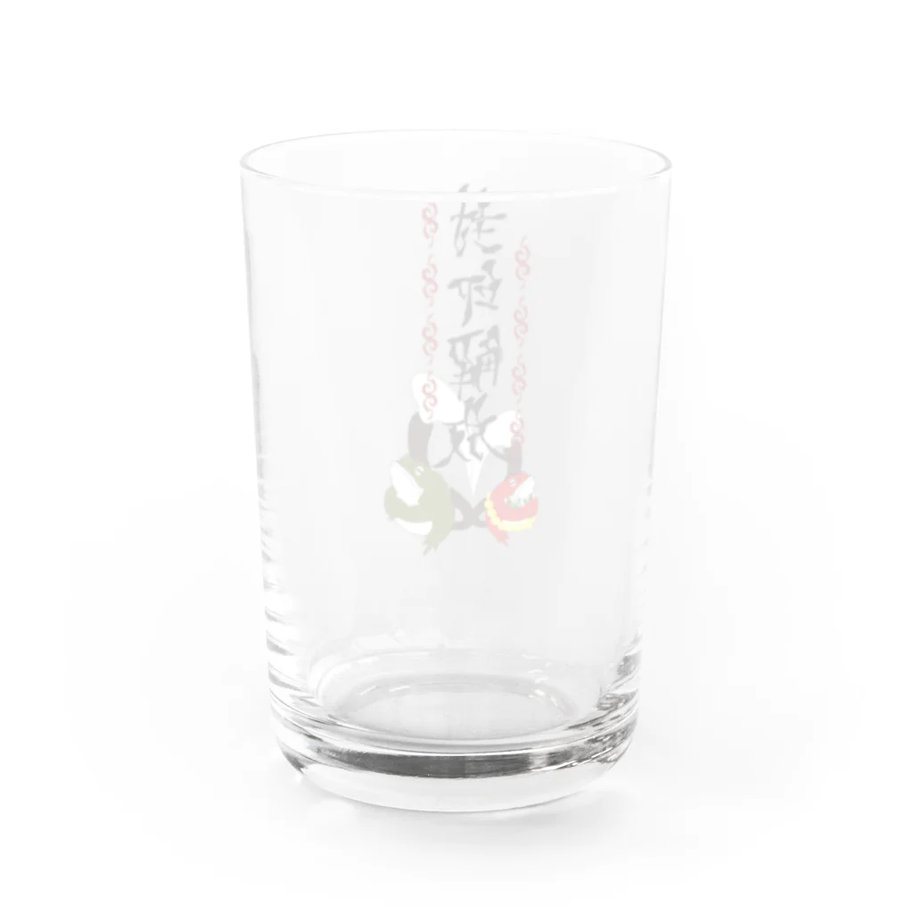 takenokoya556の愉快な仲間たち Water Glass :back