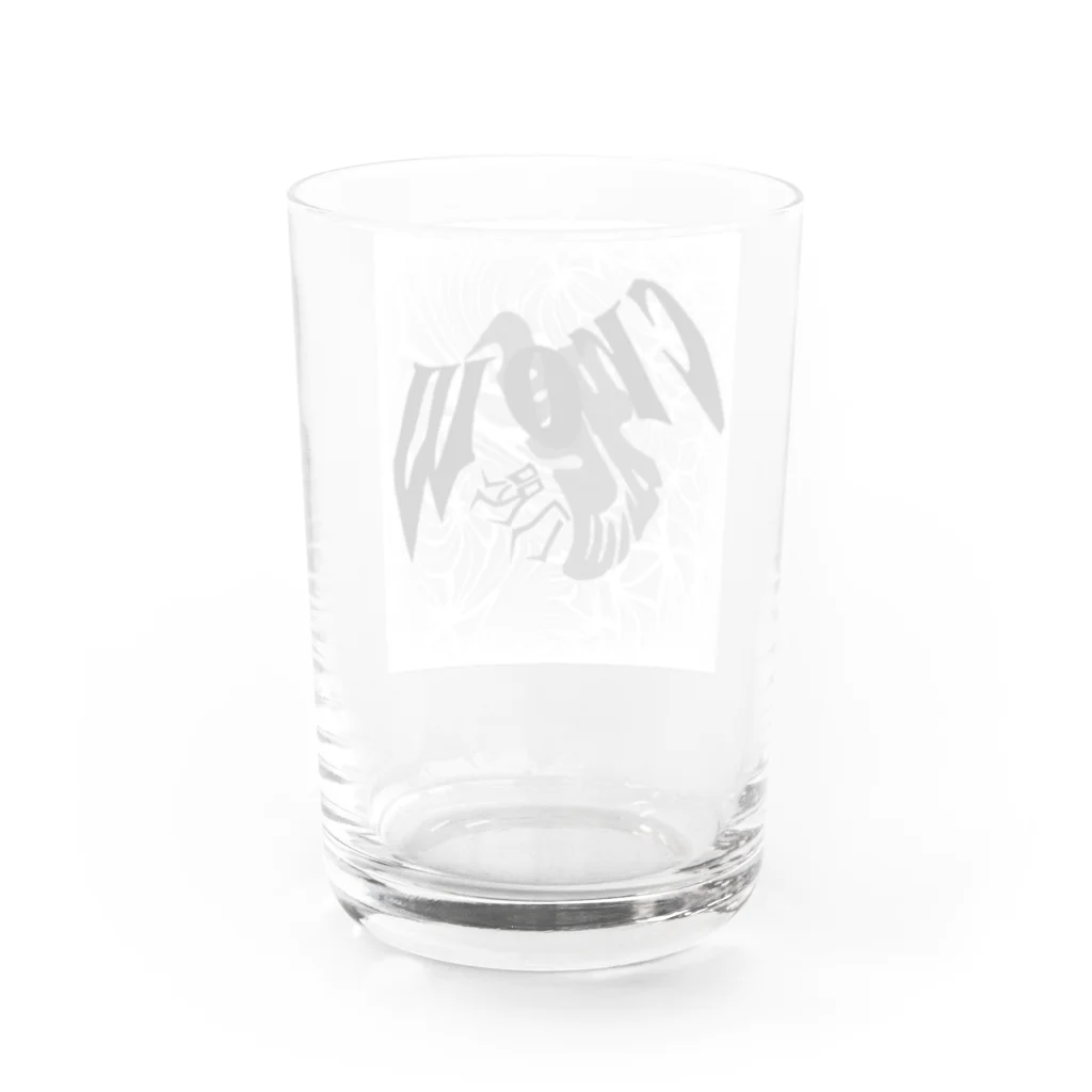 maccha47の八咫烏とCROW Water Glass :back