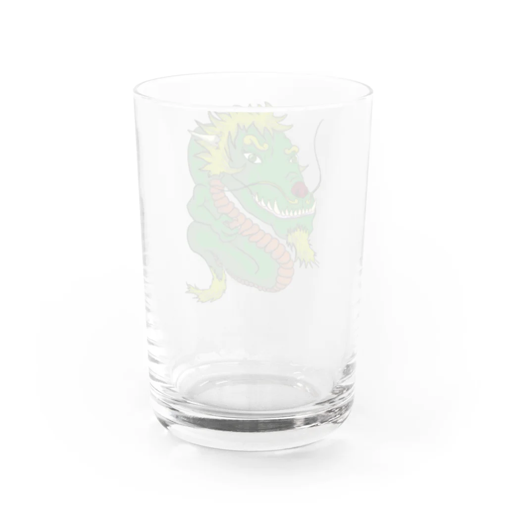 irootokosamuraiの十二支　辰年 Water Glass :back