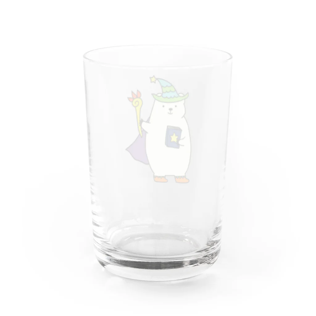 hi7kosatoの魔女っ子くま Water Glass :back