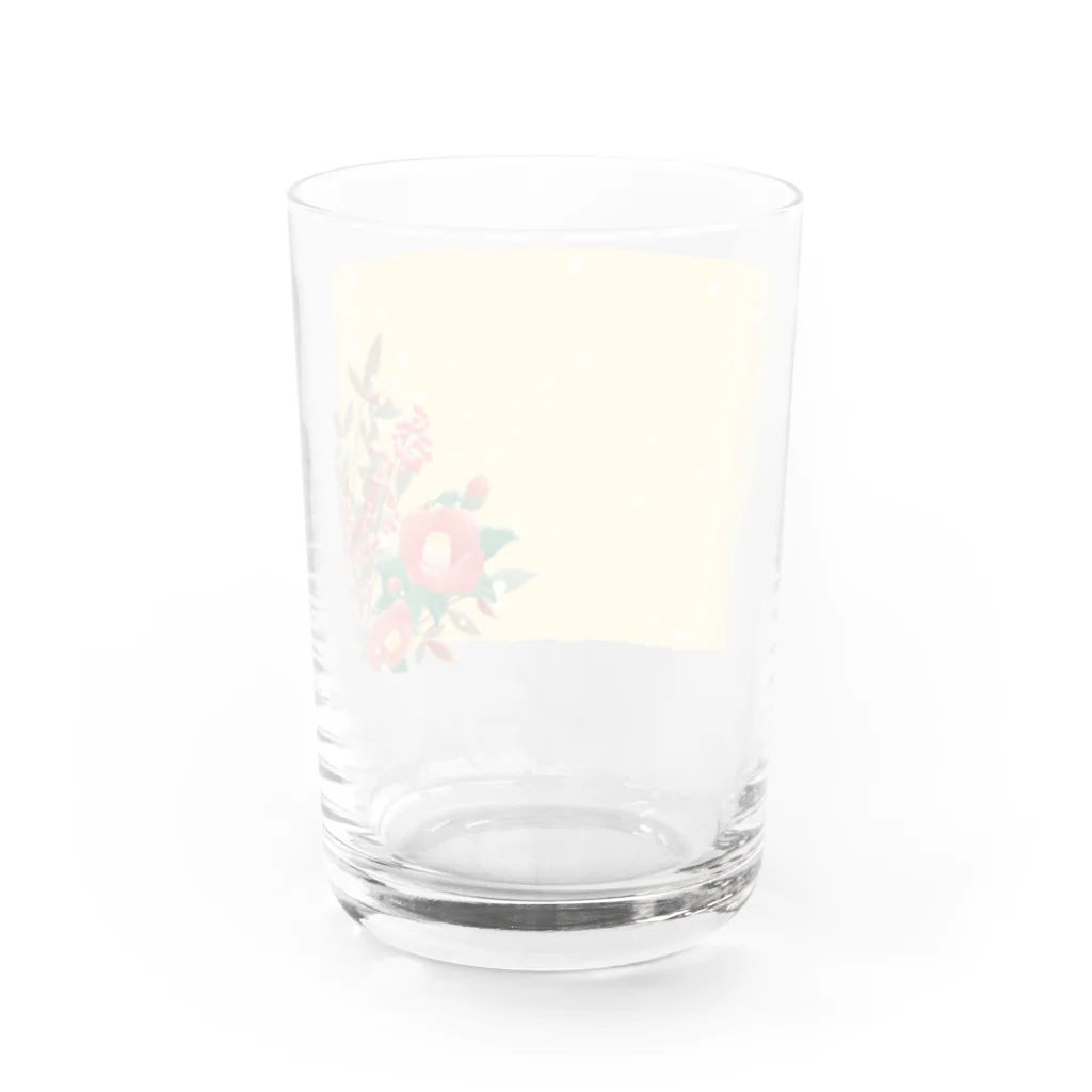 orange_honeyの椿 Water Glass :back