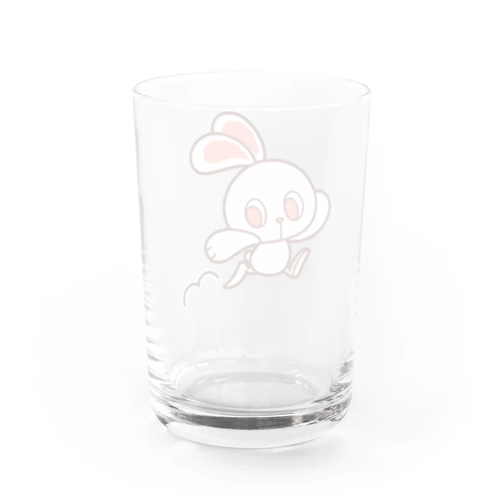 レタ(LETA)のぽっぷらうさぎ(じゃんぷ！) Water Glass :back