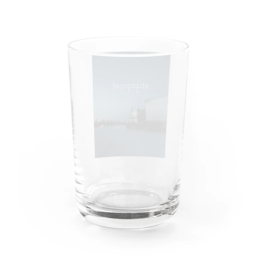 IGC groupのサインポスト Water Glass :back