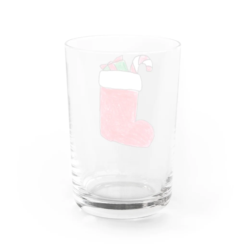 feee.co/フィー子(マーメイド)のクリスマスブーツ Water Glass :back