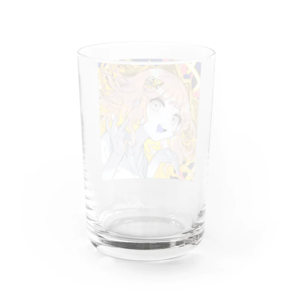 パム perm.35のMEGAMI #02520 おばけゾンビ娘グッズ Water Glass :back