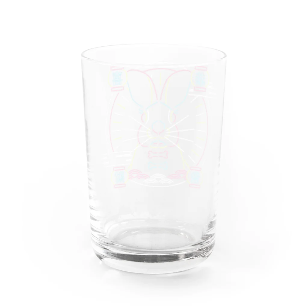 中華呪術堂（チャイナマジックホール）の【背景なし】兎年ネオン  Water Glass :back