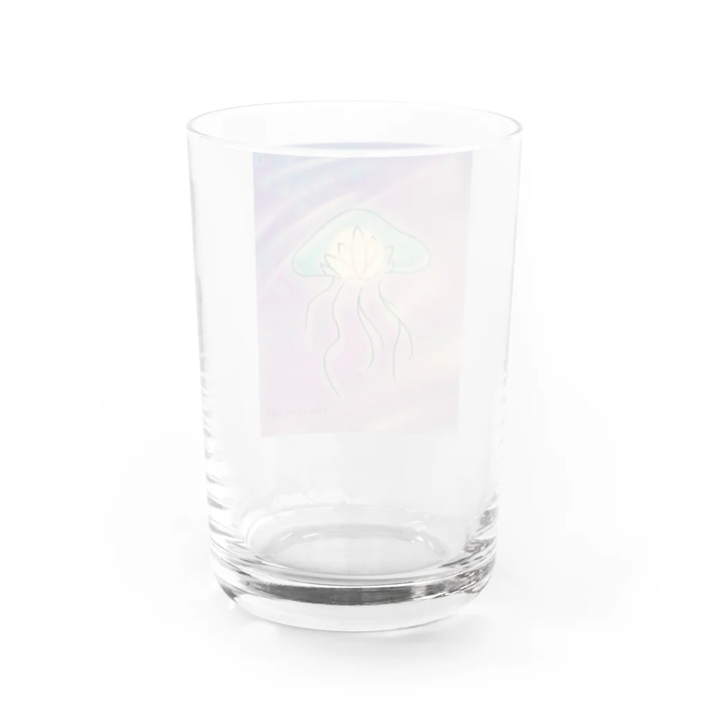 てふてふのお店のタニクラゲ Water Glass :back