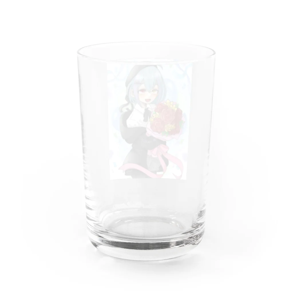 🌸桜の花商店🌸の蒼瀬記念日 Water Glass :back