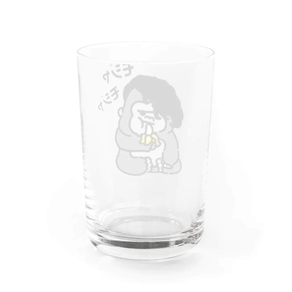 モジャコングのバナナ大好きモジャコング Water Glass :back