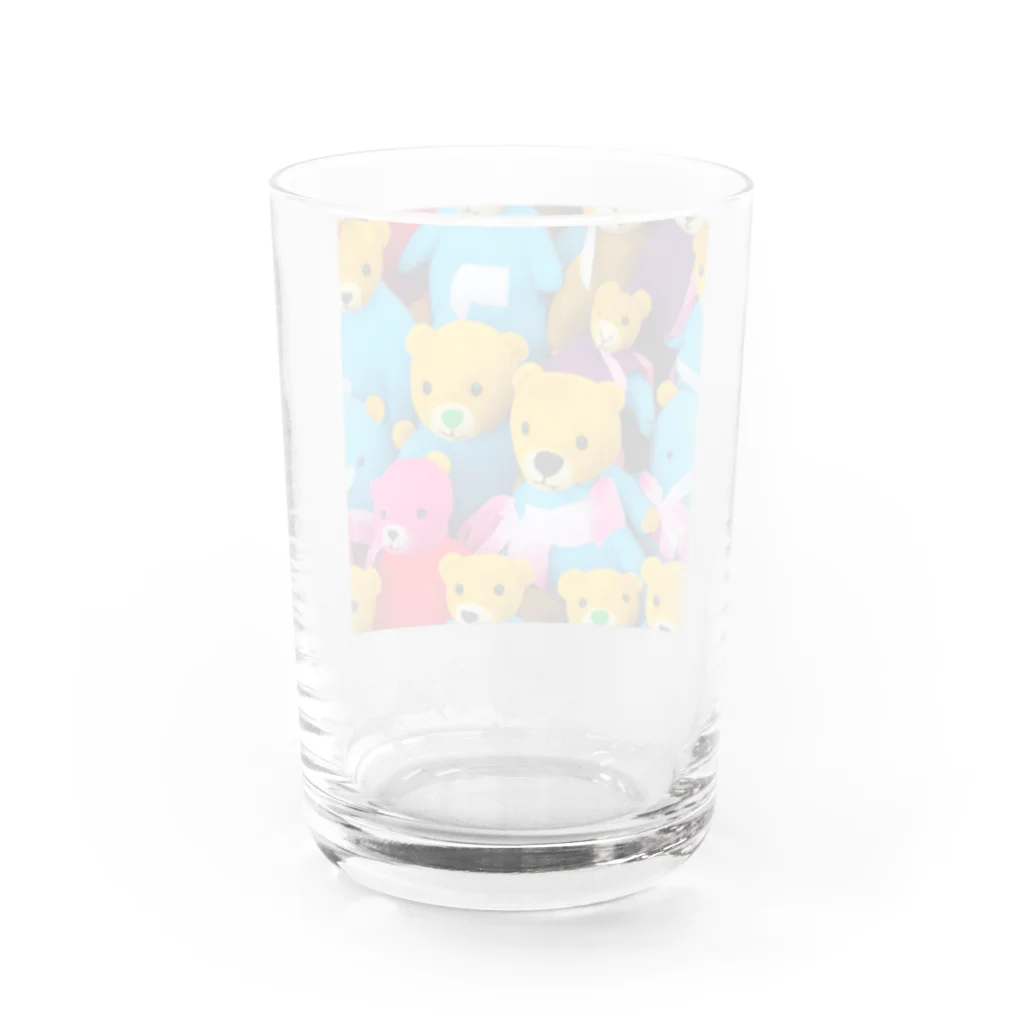 ミラくまのくまさんがたくさん Water Glass :back