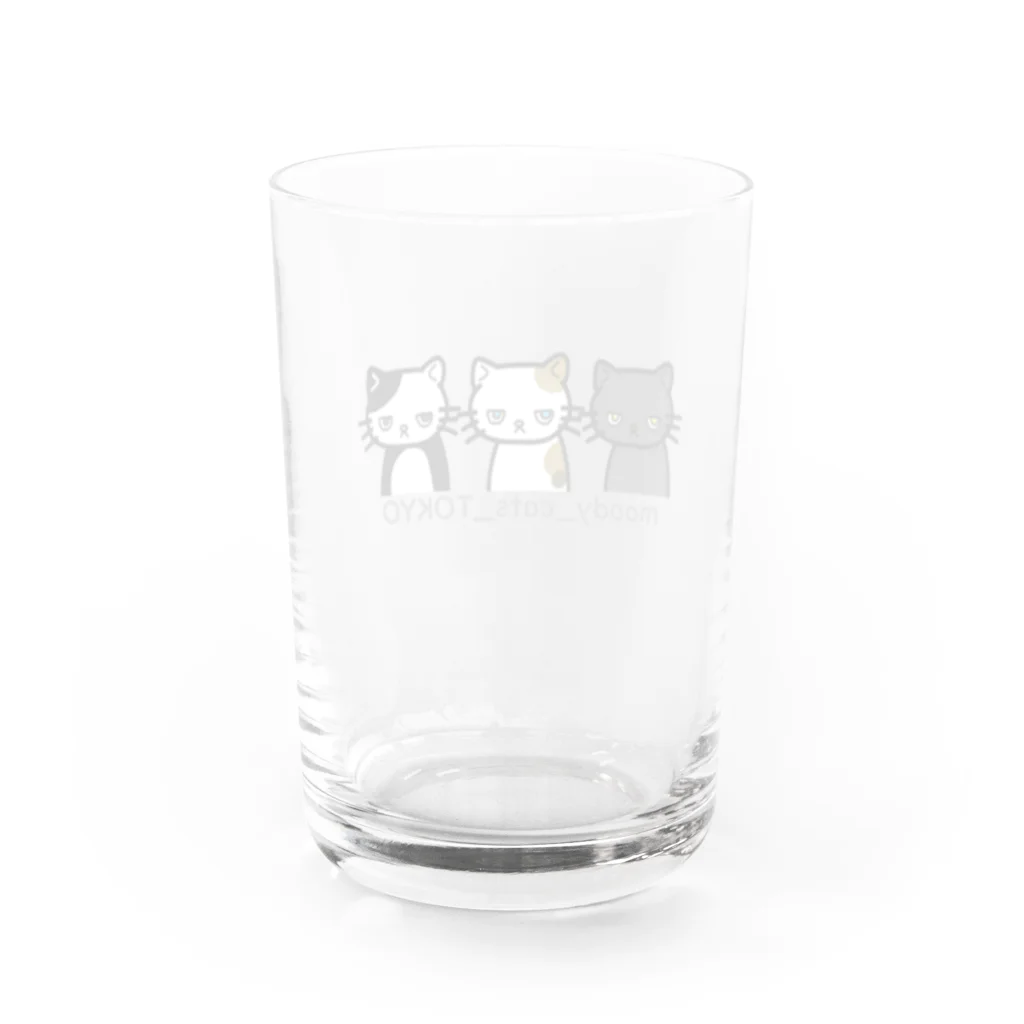 moody_cats_TOKYOのmoody_cats_TOKYO Water Glass :back