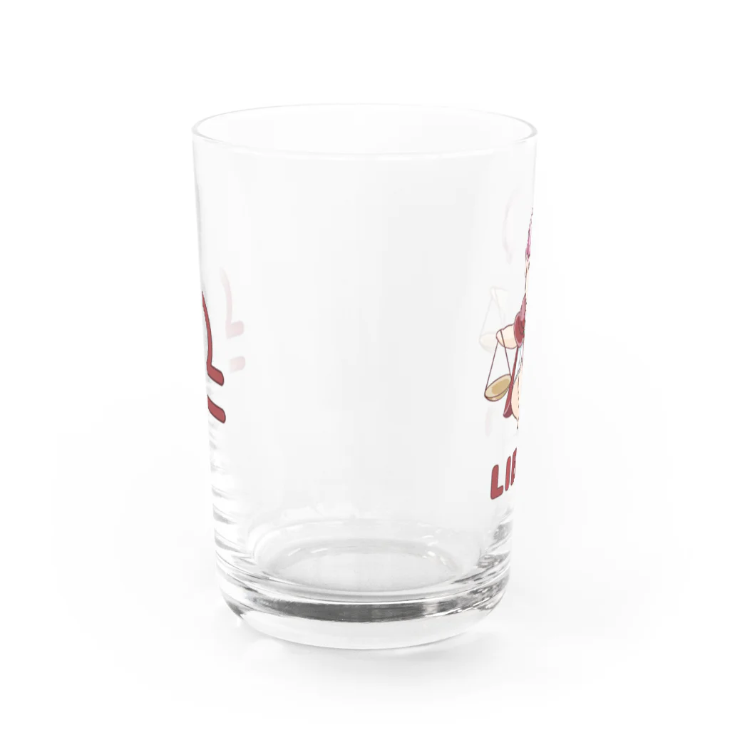 ぱるまな倶楽部の12星座☆てんびん座ちゃん Water Glass :back