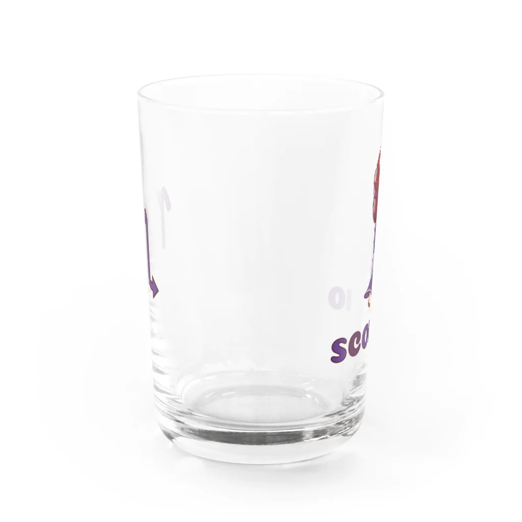 ぱるまな倶楽部の12星座☆さそり座ちゃん Water Glass :back