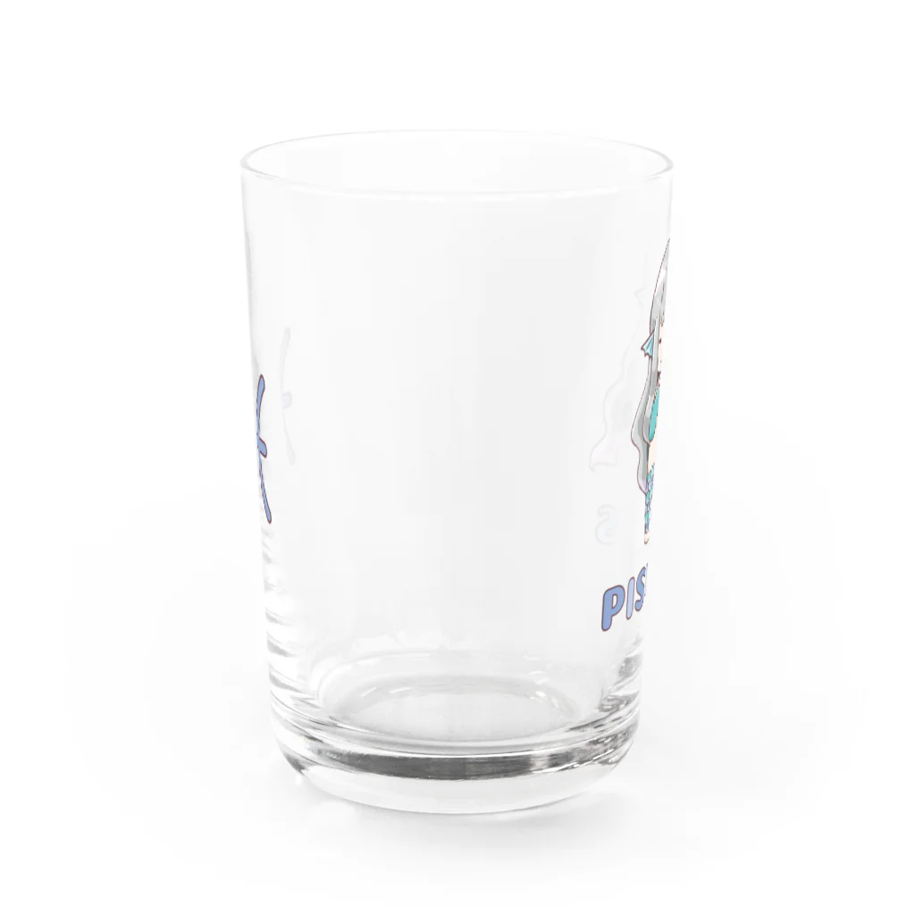 ぱるまな倶楽部の12星座☆うお座ちゃん Water Glass :back