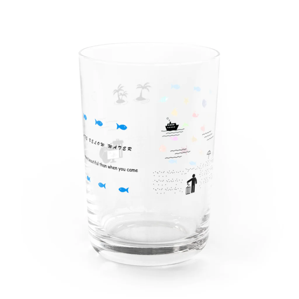 BLACK*s CORRIENTEのBeach Clean Water Glass :back