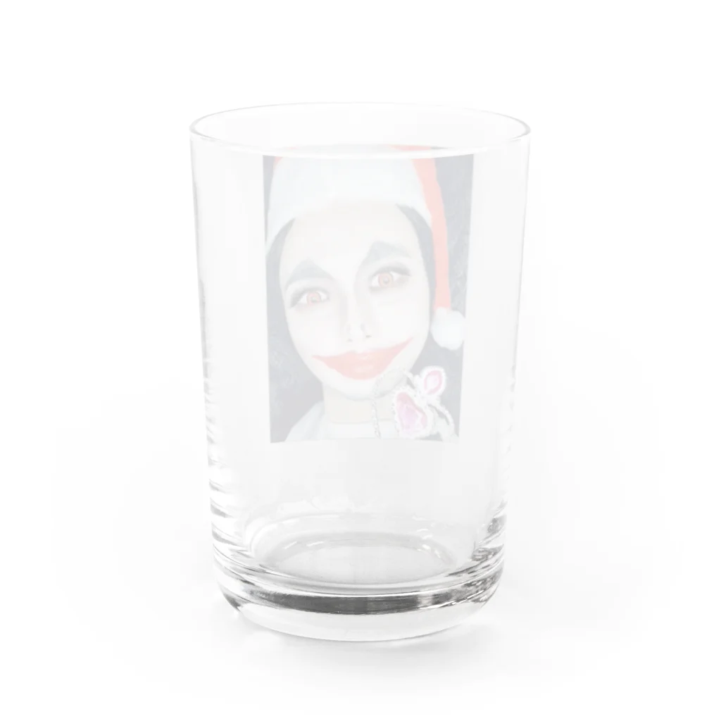 296fukurouのバケモノ麗子 Water Glass :back