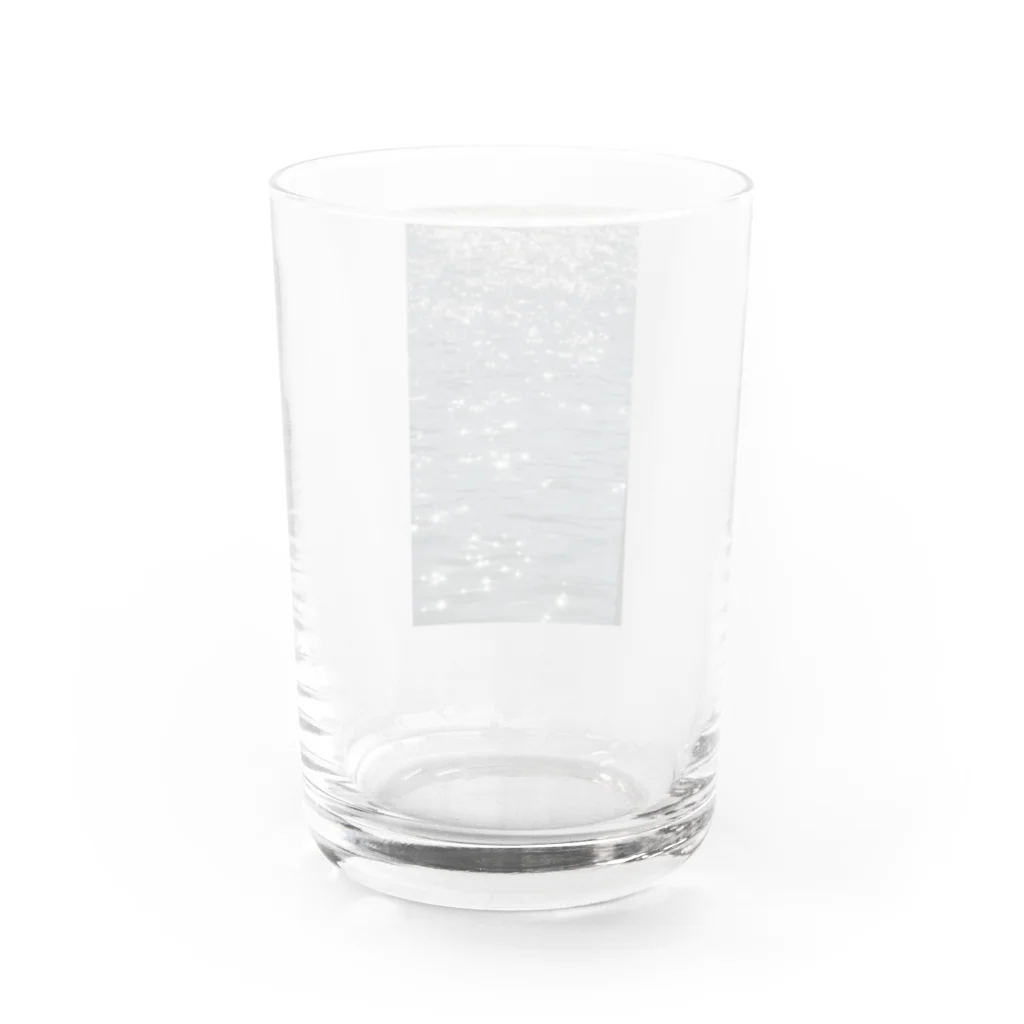 トロールショップのキラキラ光る海 Water Glass :back