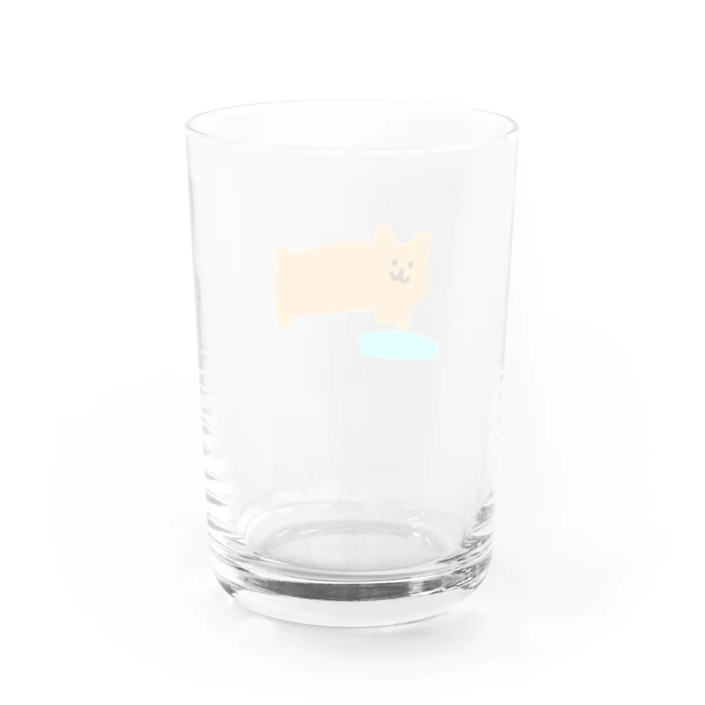 ポムストアのおもらしポム Water Glass :back