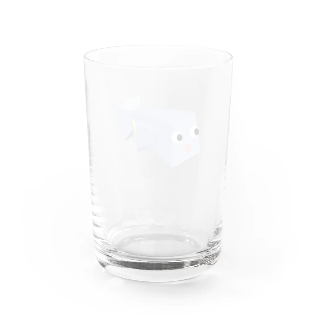 id_ndjのポリふぐ Water Glass :back