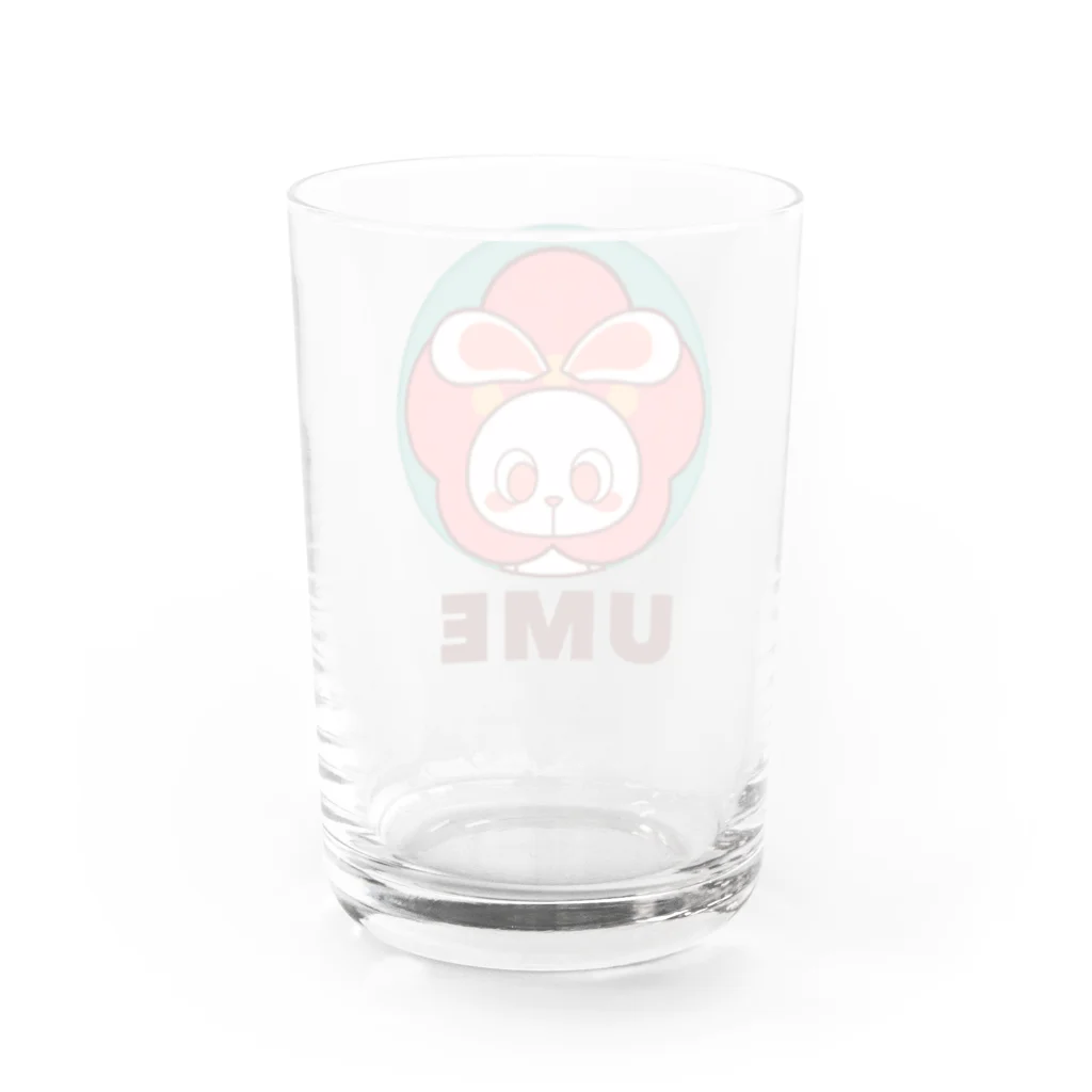 レタ(LETA)のぽっぷらうさぎ(UME・緑) Water Glass :back