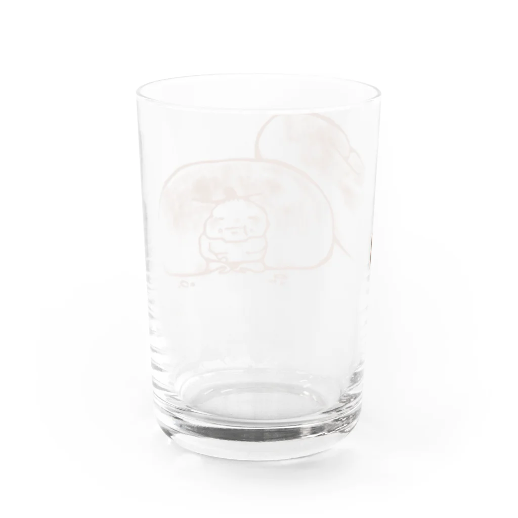 みむらもんげのもんのすもーぐる Water Glass :back