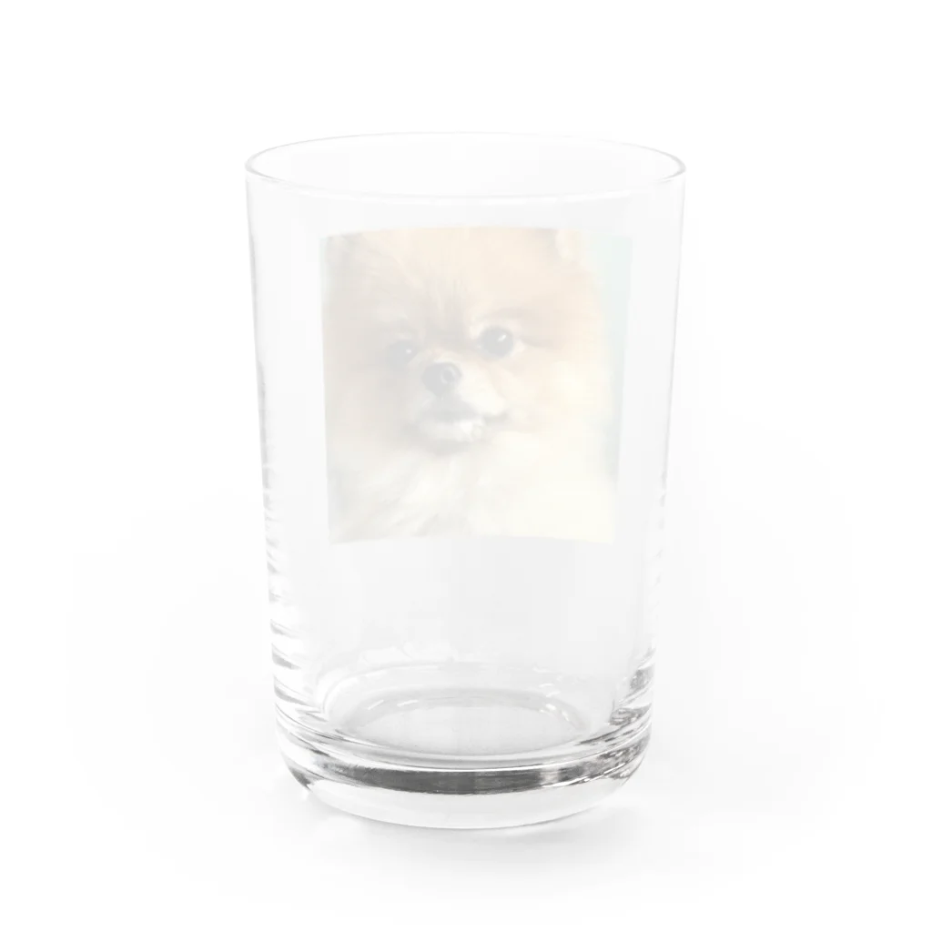 ももくんのお店のももくん Water Glass :back