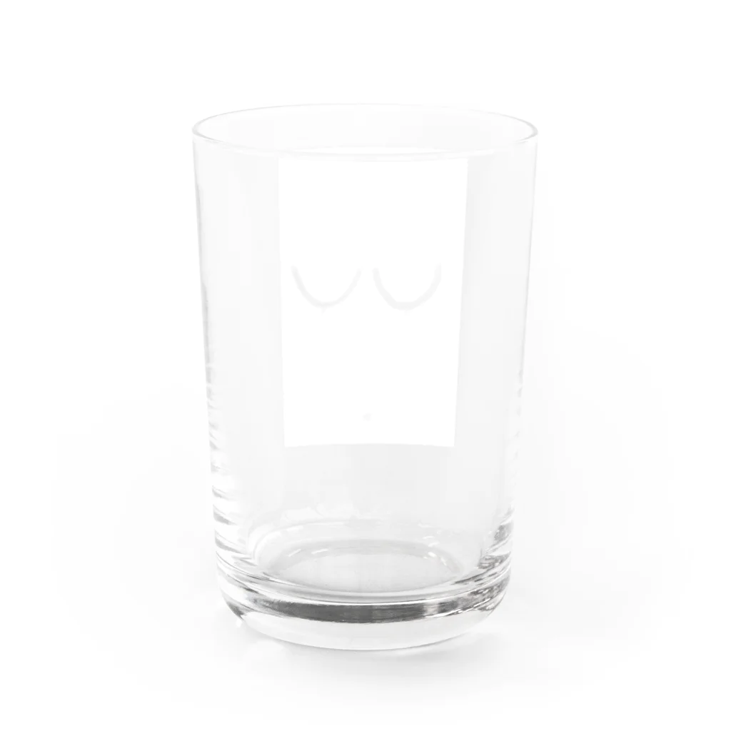 にんじんの乳とヘソ Water Glass :back