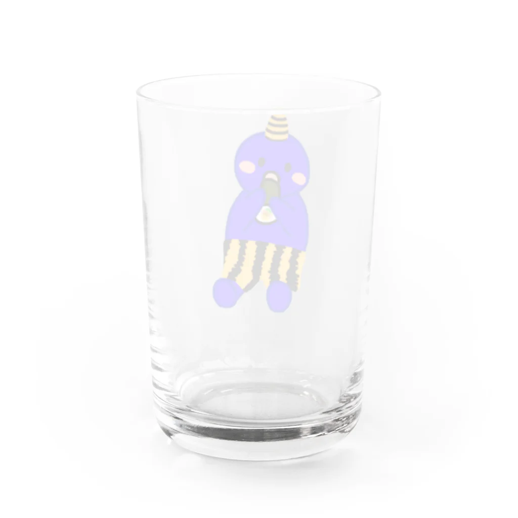 Lily bird（リリーバード）の可愛い青鬼ちゃん① Water Glass :back