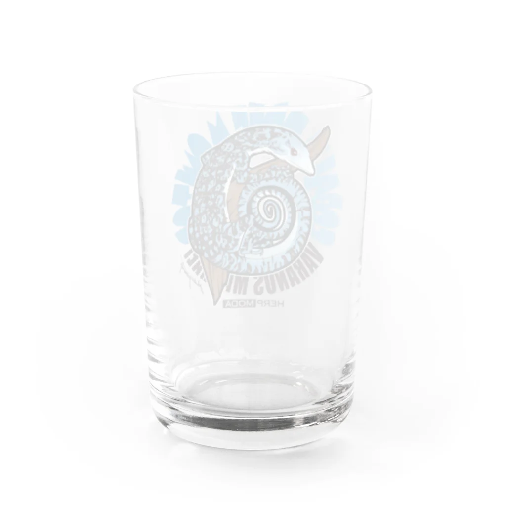 HERP MODA by ヤマモトナオキのコバルトツリーモニター Water Glass :back