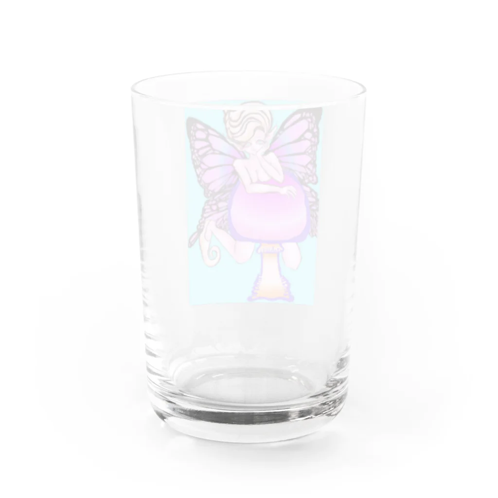 せみまるこのお店のきのこと、妖精。 Water Glass :back