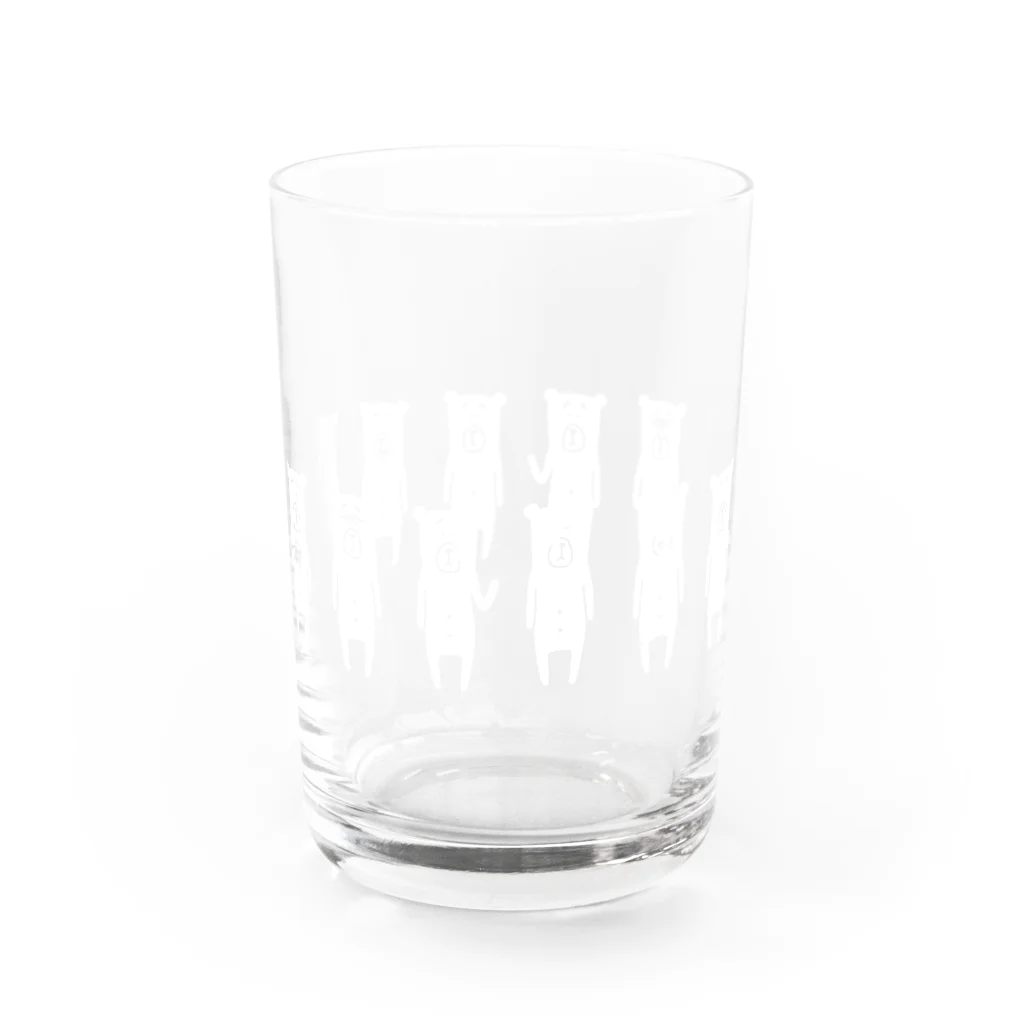 N's  work..のくまおさんグラス Water Glass :back