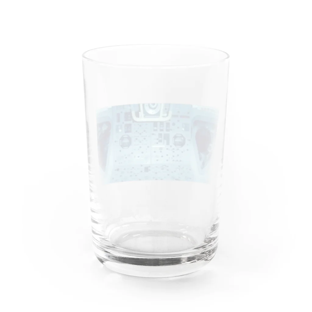 月光虹房のアポロ月着陸船操縦席 Water Glass :back