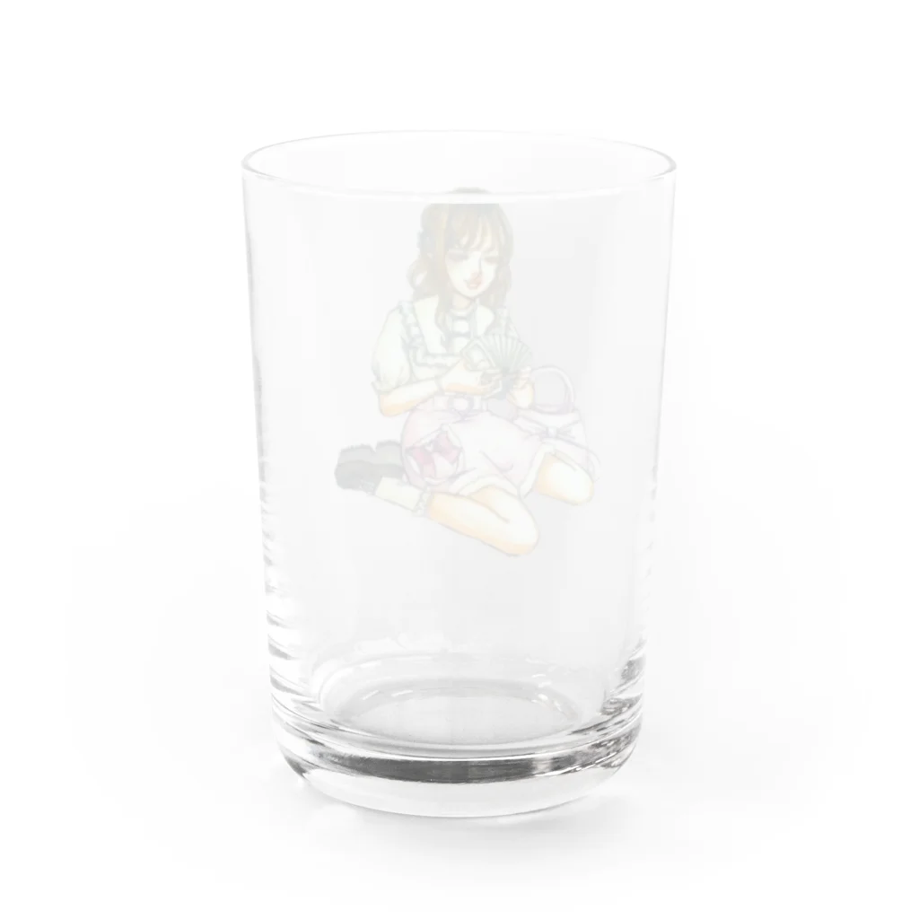 AKZの幸福な女 Water Glass :back