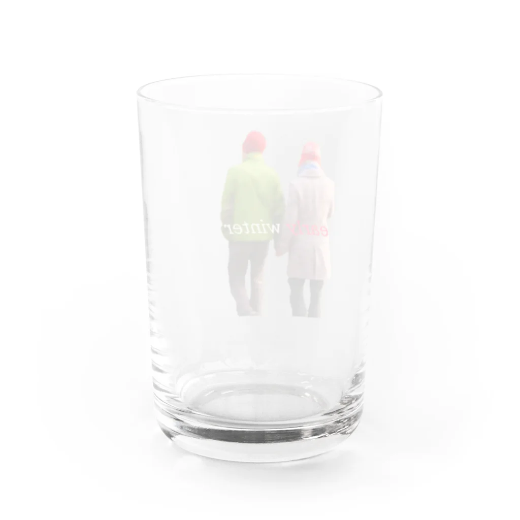 soi hẻm rojiのearly winter Water Glass :back