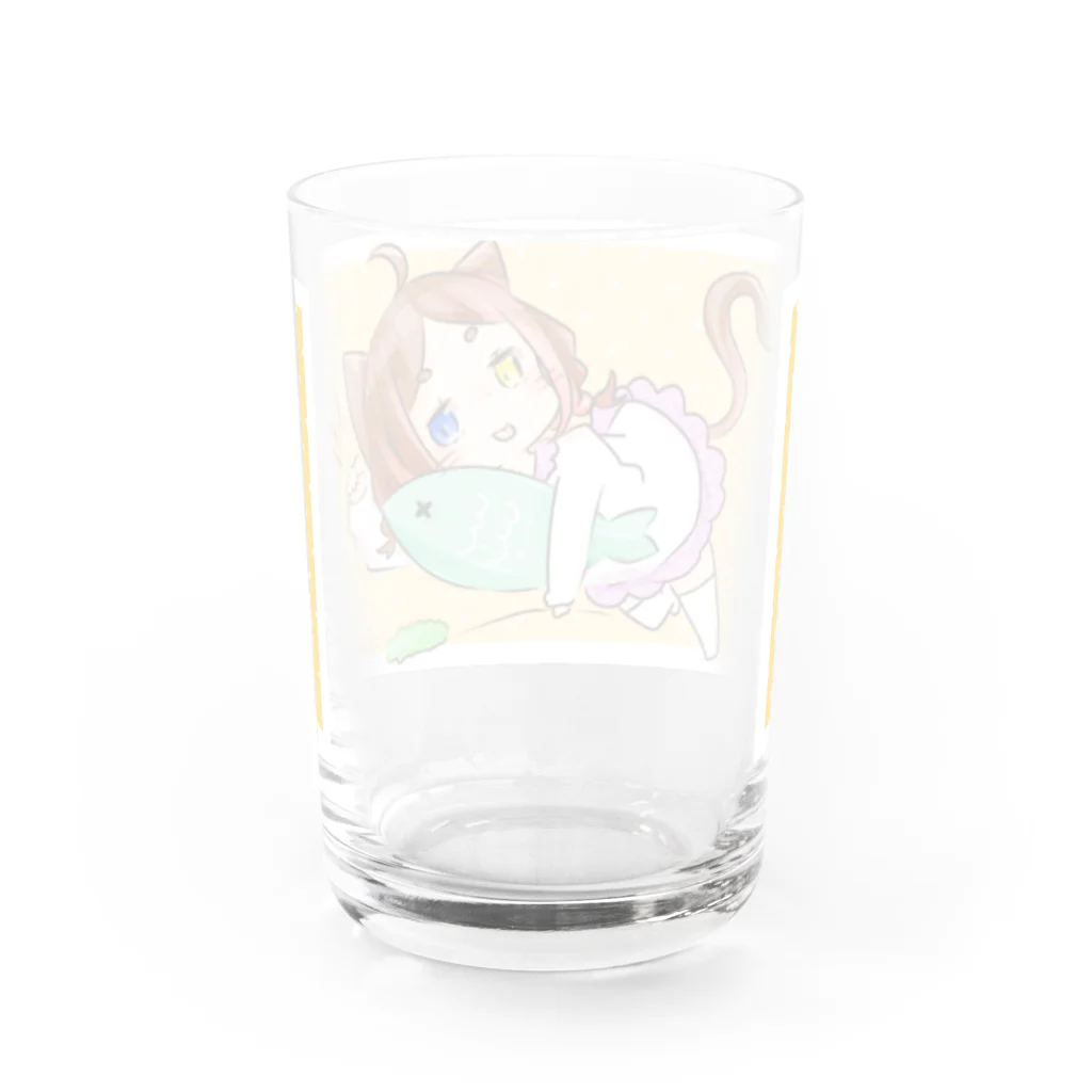 キノのすーぱーねこねこがーる♡♡ Water Glass :back